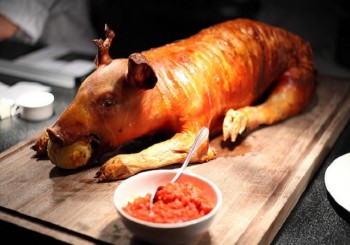 baked pig